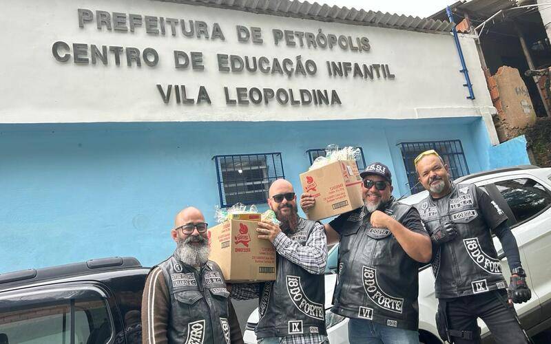 Páscoa: Motoclube Insanos realiza Ações Sociais