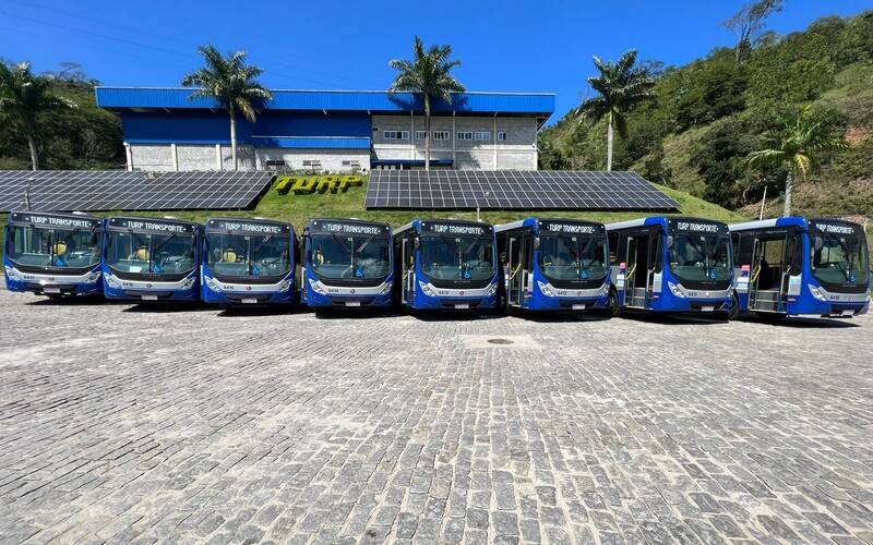 Turp Transporte recebe oito ônibus zero quilômetro em Petrópolis