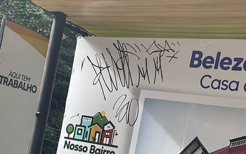 Cidade permanece sendo alvo de vandalismo