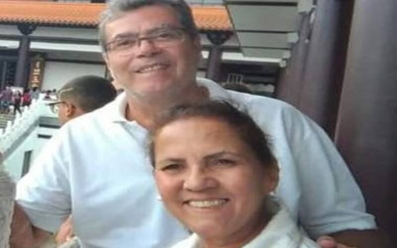 Sergio Oliveira e sua esposa Elizabeth Costa
