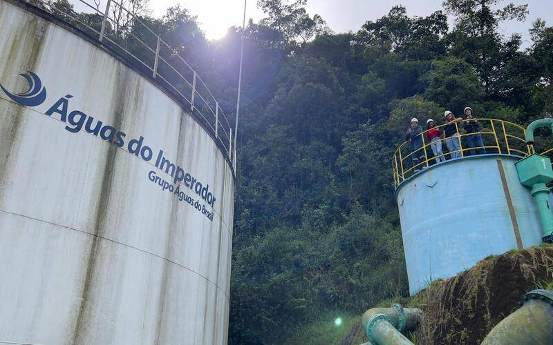 Águas do Imperador promove visita à ETA Mosela para alunos de Arquitetura e Urbanismo 