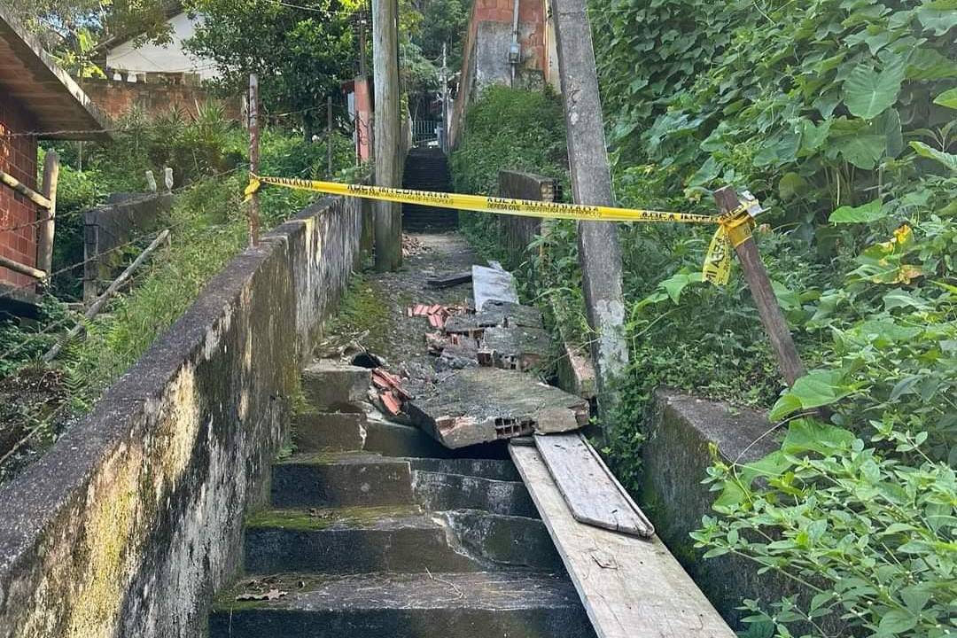 Servidão na Mosela necessita de conserto nos degraus