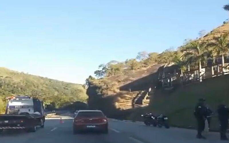 Motociclista morre em acidente na BR-040, em Pedro do Rio