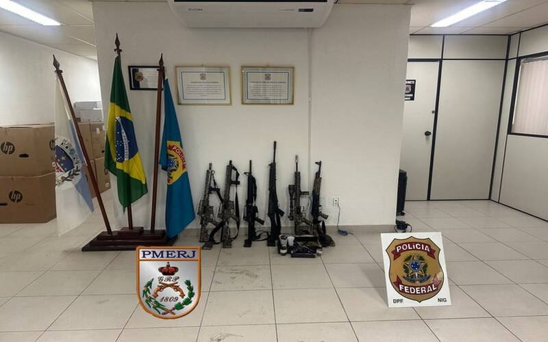 PF e PMERJ prendem seis pessoas e apreendem armas na Baixada Fluminense