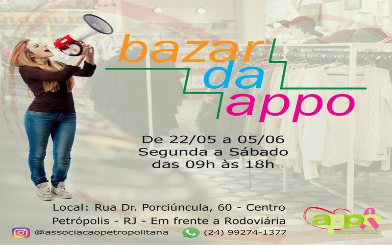 Bazar de Outono/Inverno da APPO inicia nessa quarta-feira