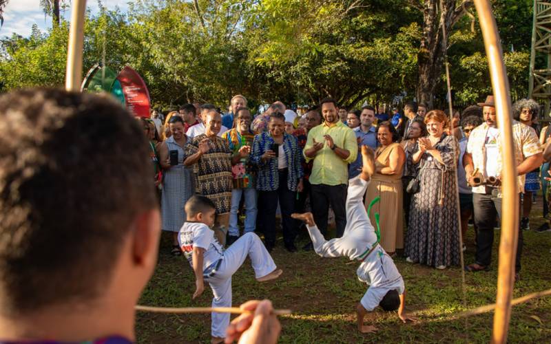 Ministra da Cultura entrega modernização do Parque Memorial Quilombo dos Palmares