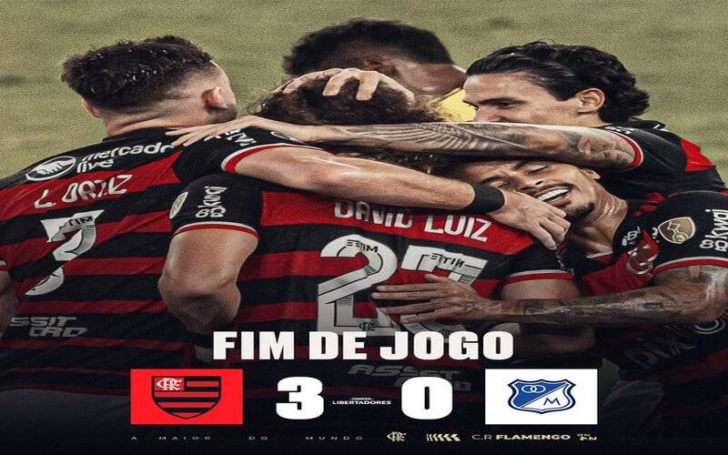 Pedro decide e Fla derrota Millonarios para avançar na Libertadores
