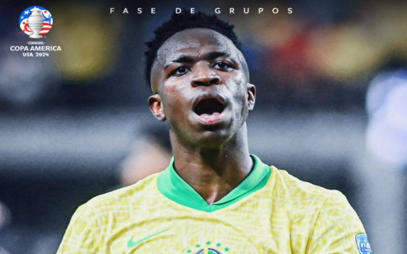 Vinicius Júnior brilha e Brasil derrota Paraguai na Copa América