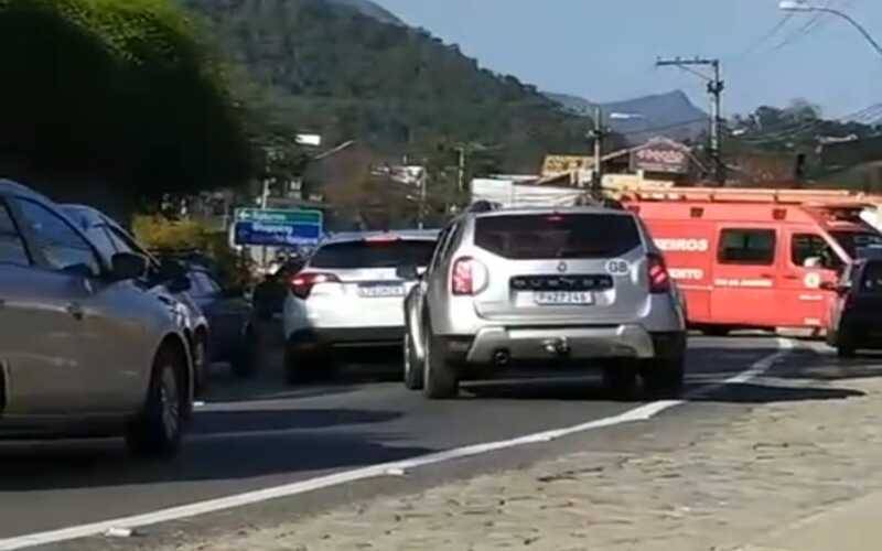 Bombeiros são mobilizados após vazamento de gás em Itaipava