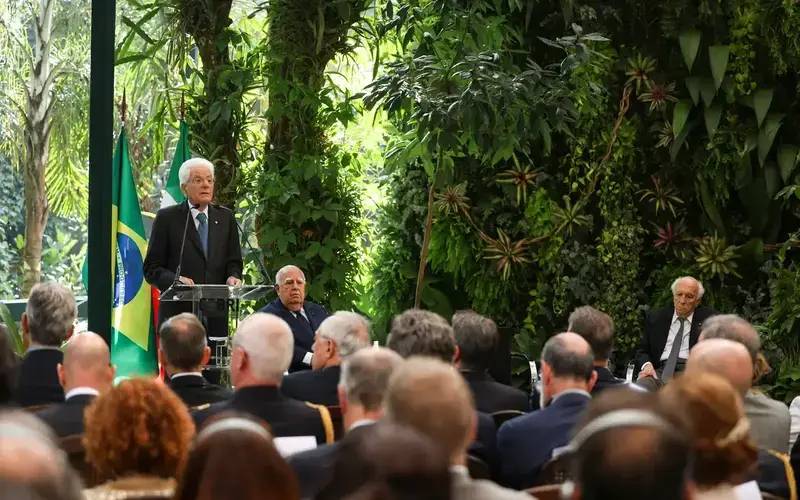 Brasil e a Itália convergem em questões mundiais, diz Mattarella