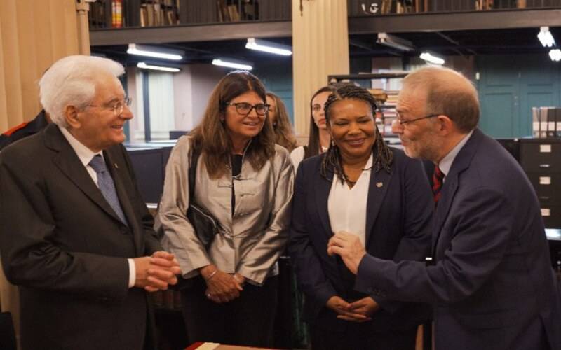 Presidente da Itália fortalece laços culturais com o Brasil em visita à Biblioteca Nac