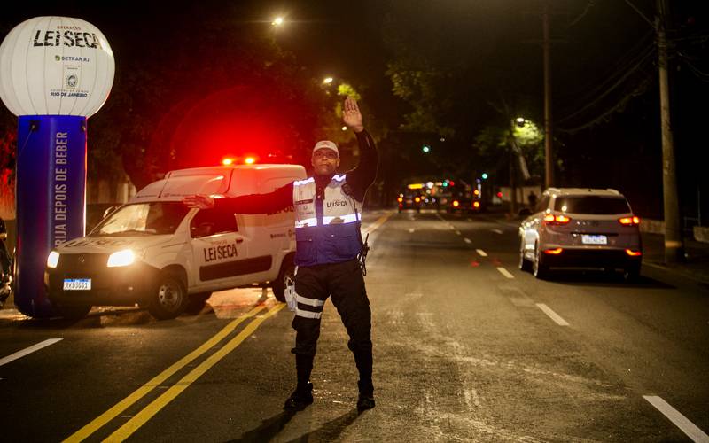 Lei Seca registrou 484 casos de alcoolemia durante o final de semana