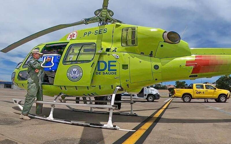 Helicóptero adquirido pelo Governo do Rio transportou 600 órgãos em três anos de ativi