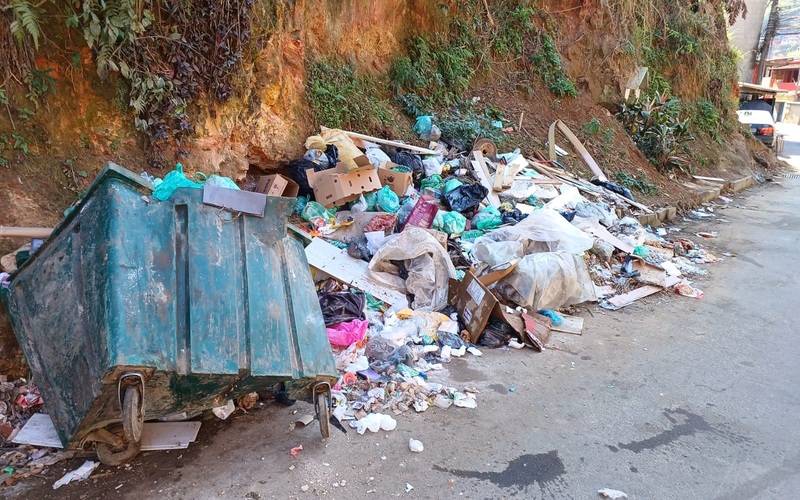 Nogueira e Quitandinha também estão sofrendo com a crise do lixo na cidade