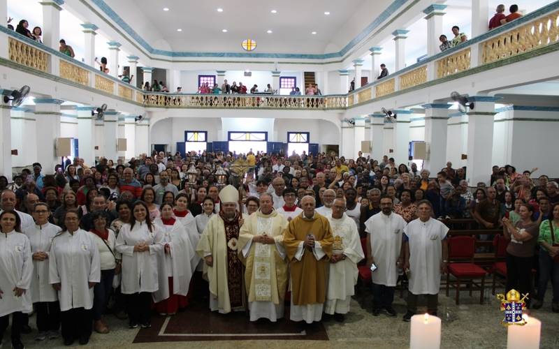 Dom Joel celebrou na festa de Bom Jesus de Matosinhos