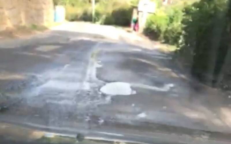 Buracos na estrada das Arcas até o Santa Mônica preocupa os moradores