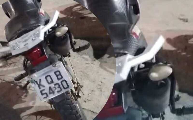 Mulher presa ao tentar vender motocicleta furtada