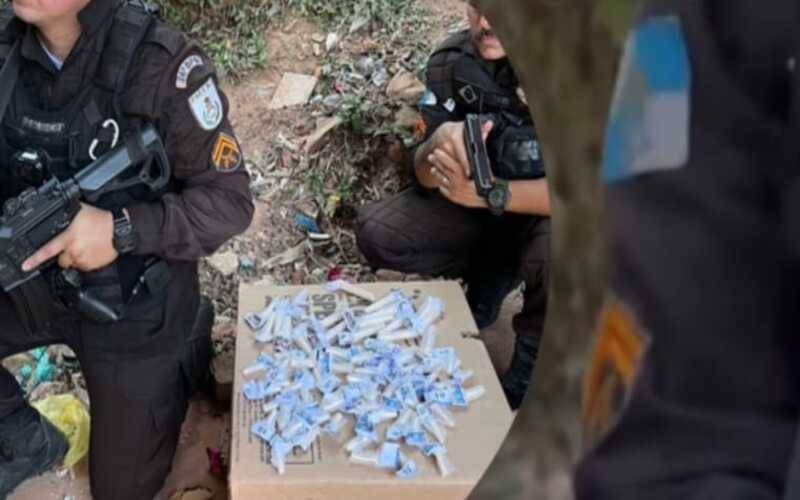 PM apreende drogas no Atílio Marotti
