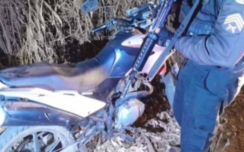 Itaipava: moto furtada é recuperada pela PM