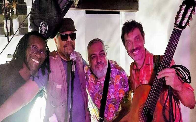 FOTO 4  Aldo Medeiros, Alex Frias, Mário Makaíba e Tacito Savoya 