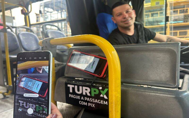 Turp Transporte inicia teste de pagamento da tarifa de ônibus via Pix