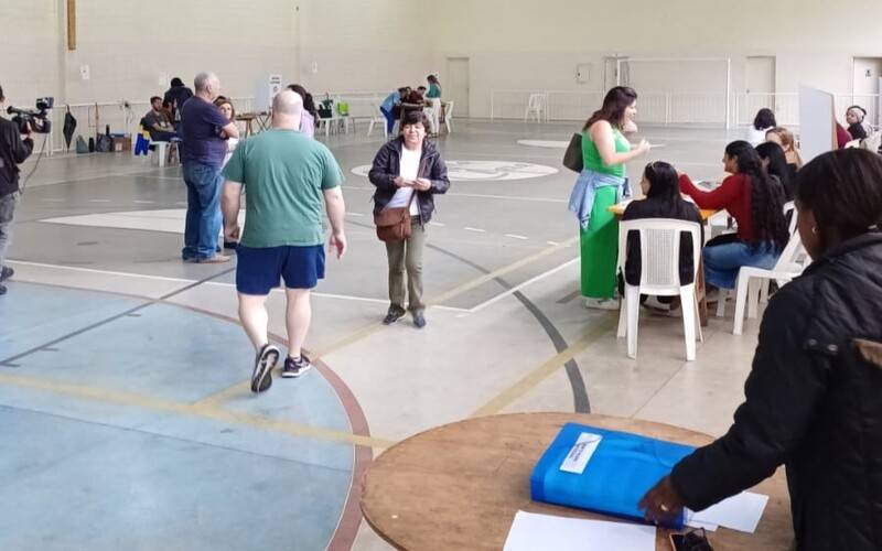 Votação tranquila na Cel. Veiga 