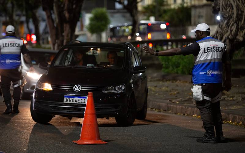 Lei Seca registrou 365 casos de alcoolemia durante o final de semana