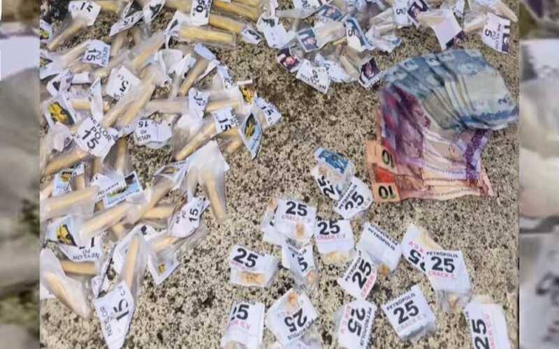 PM apreende drogas em Madama Machado, Neylor, Quissamã e Bonfim