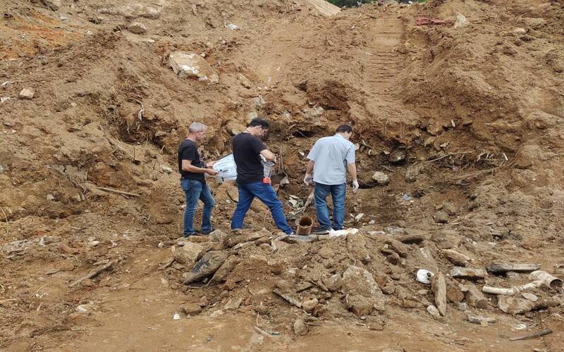 Ossada humana é encontrada no Morro da Oficina