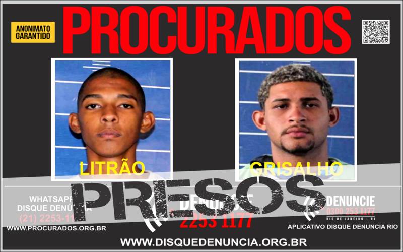 Policiais do 4ºCPA/35ºBPM prendem dois traficantes evadidos do Sistema Prisional em It