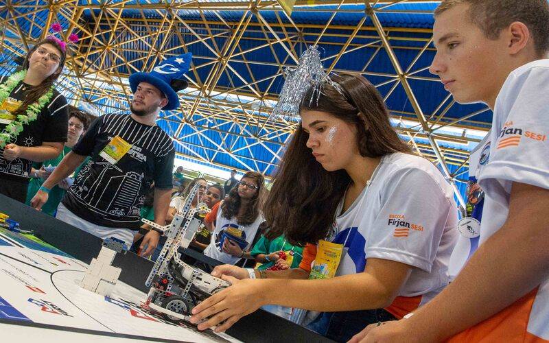 Petrópolis no Torneio Sesi de Robótica