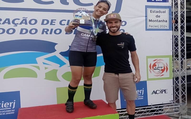 Jovem petropolitana é campeã estadual no ciclismo de estrada