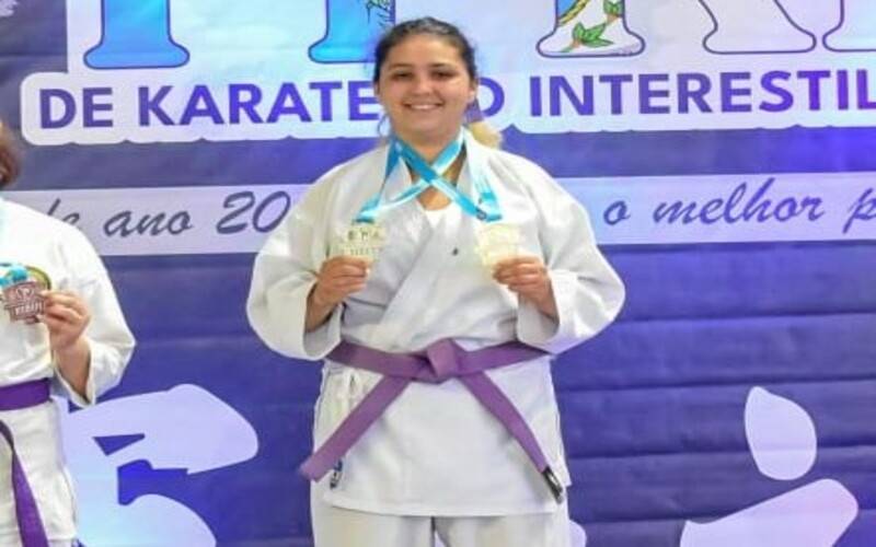 Petropolitana sobe ao pódio duas vezes no Campeonato Estadual de Karate