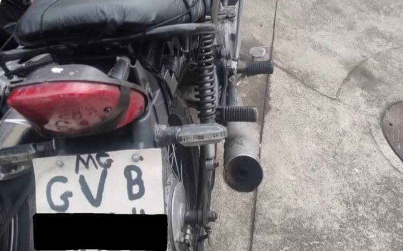 PM apreende moto adulterada no Samambaia