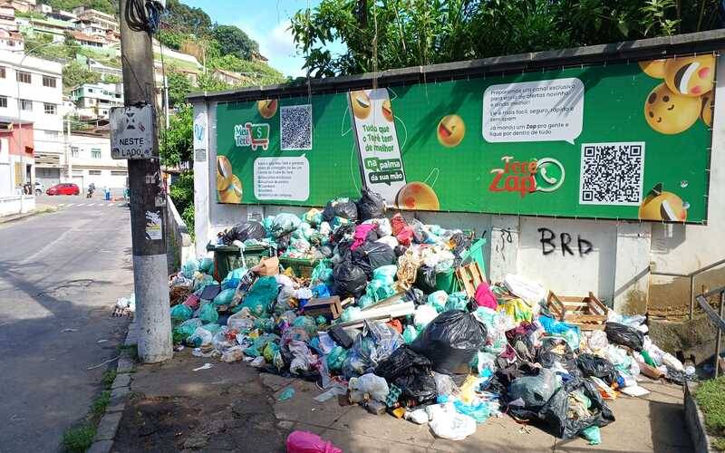 Mais caçambas lotadas no Boa Vista, Cascatinha e Bela Vista