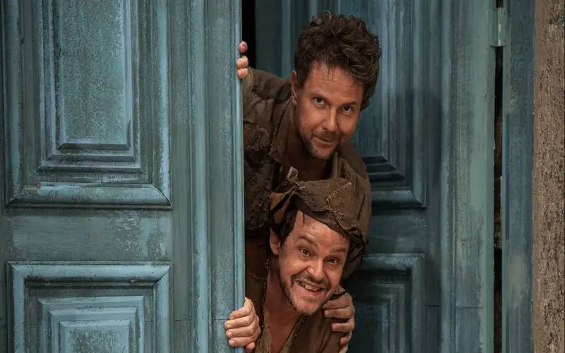 As aventuras de João Grilo e Chicó estão de volta nas telonas do Cine Show Pátio Petró