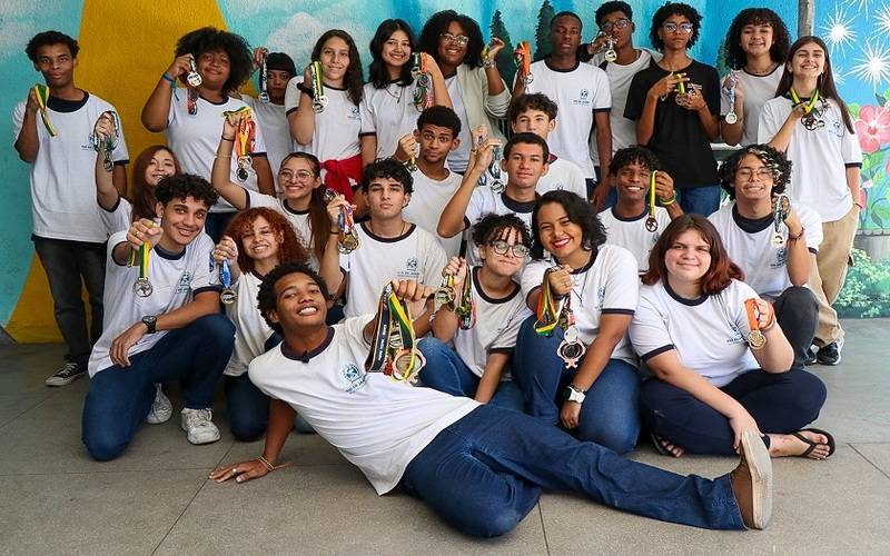 Alunos da rede estadual do Rio de Janeiro conquistam 175 medalhas em Olimpíada Brasile