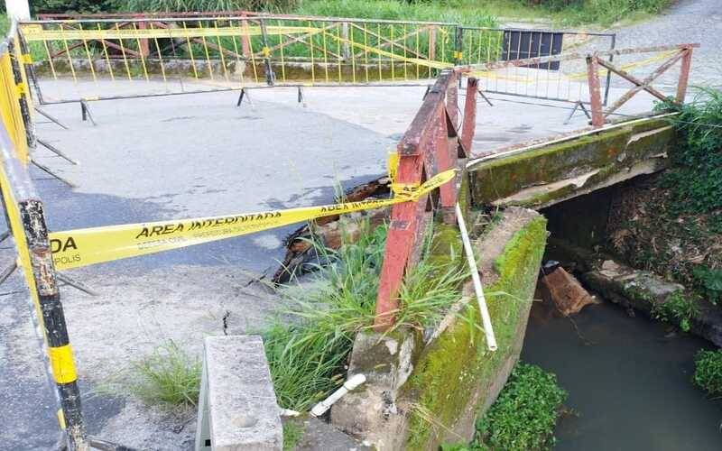 Secretaria de Obras vai realizar obra emergencial de recuperação de ponte no Bingen