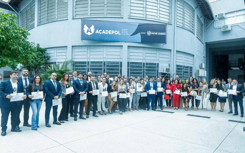 Polícia Civil RJ realiza solenidade de formatura da 1ª Turma de Pós-Graduação Lato Sen