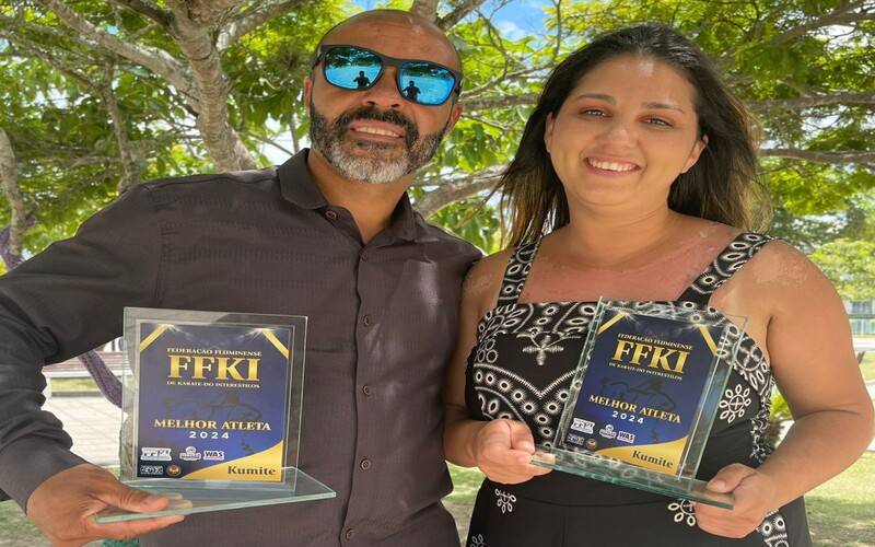 Casal de petropolitanos é premiado no ranking melhores do ano FFKI-RJ 2024