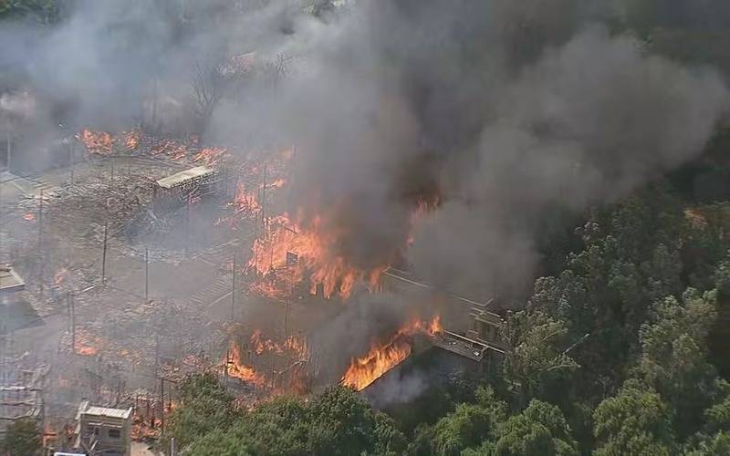 Incêndio atinge Estúdios Globo, no Rio 