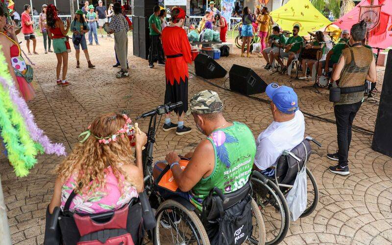 Bloco em Brasília critica capacitismo e reforça direitos das PCDs