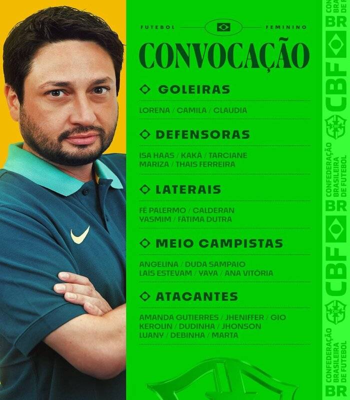 Reprodução / Rede Social X / Seleção Brasileira de Futebol