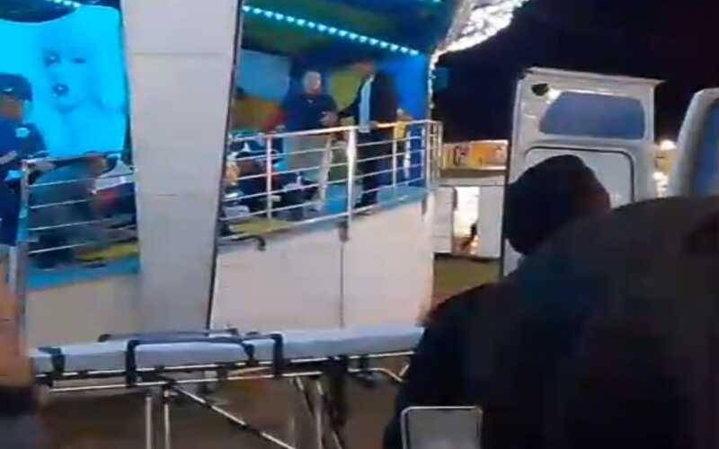 Acidente em parque de diversões em Itaipava 