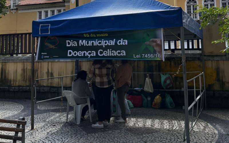 Dia Municipal do Celíaco: ação de diagnóstico e conscientização é realizada no calçadã