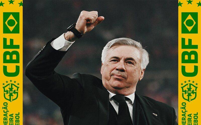 CBF anuncia Carlo Ancelotti como novo técnico da seleção 