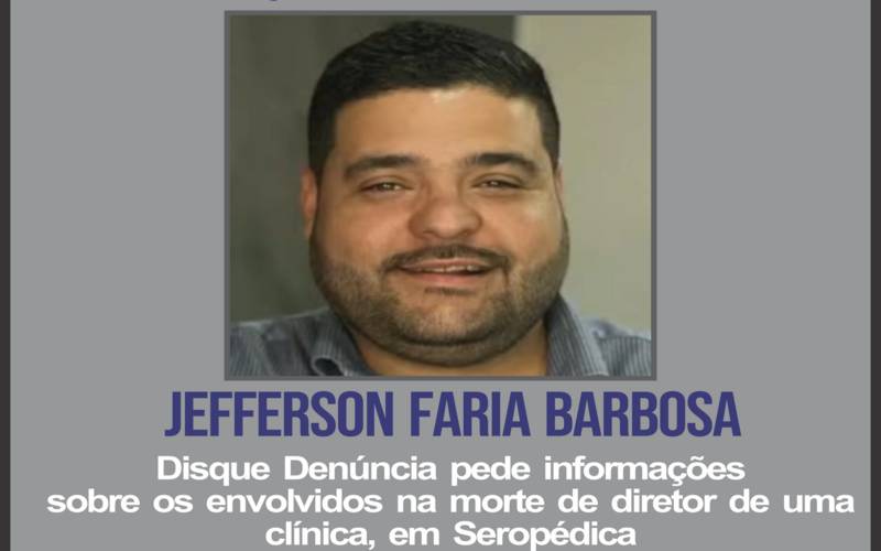 Disque Denúncia pede informações sobre os envolvidos na morte de Diretor de Clínica em