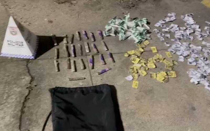 PM prende homem apontado  como líder do tráfico de drogas no Glória