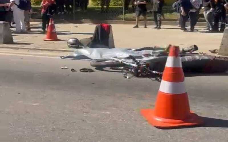 Acidente com moto é registrado em Corrêas