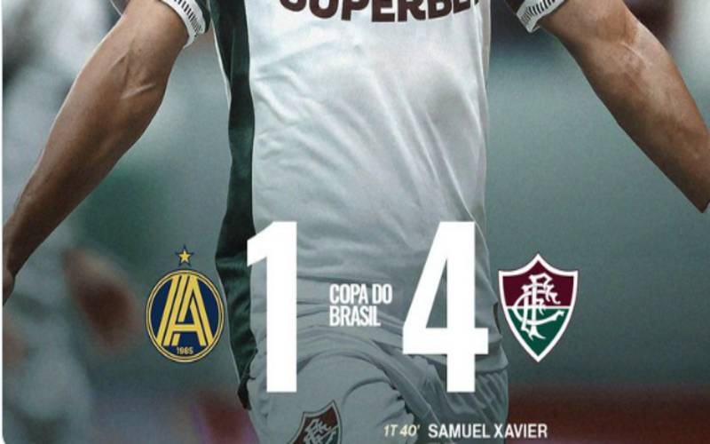 Fluminense goleia para avançar às oitavas da Copa do Brasil